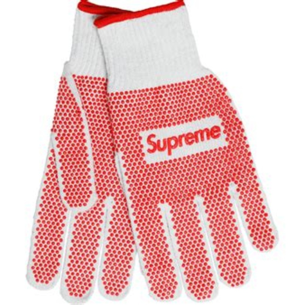 Supreme Grip Work Gloves White